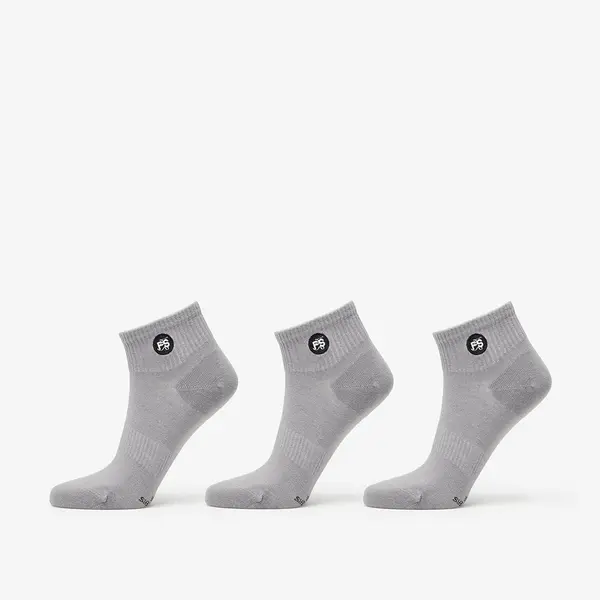 FTSHP Nogavice Footshop Ankle Socks 3-Pack Grey 36-38