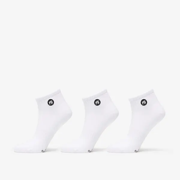 FTSHP Nogavice Footshop Ankle Socks 3-Pack White 43-46