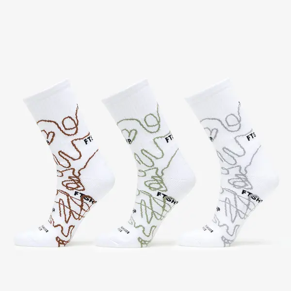FTSHP Nogavice Footshop The Bubble Socks 3-Pack Multicolour 39-42