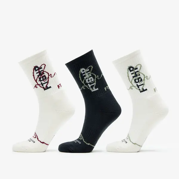 FTSHP Nogavice Footshop The Everyday Socks 3-Pack Multicolour 36-38