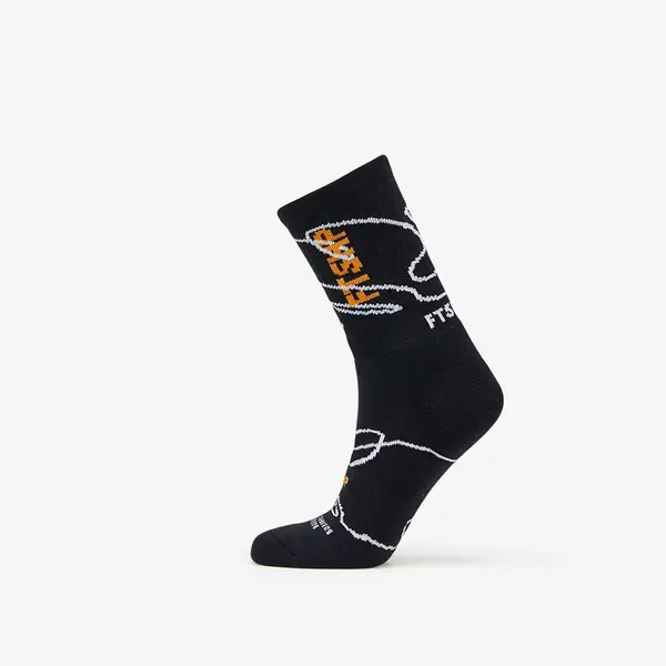FTSHP Nogavice Footshop The Skateboard Socks Black/ Orange 39-42