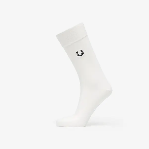 FRED PERRY Nogavice FRED PERRY Classic Laurel Wreath Sock Snow White/ Black 39-42
