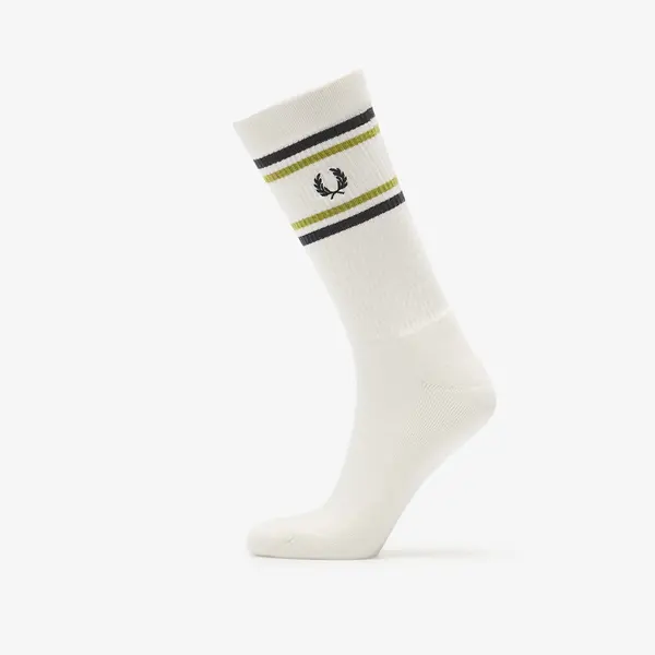 FRED PERRY Nogavice FRED PERRY Ribbed Sports Sock Light Ecru 39-42