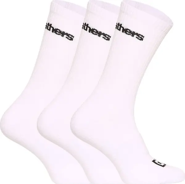 Horsefeathers Nogavice Horsefeathers Delete Premium 3-Pack Socks White 8-10