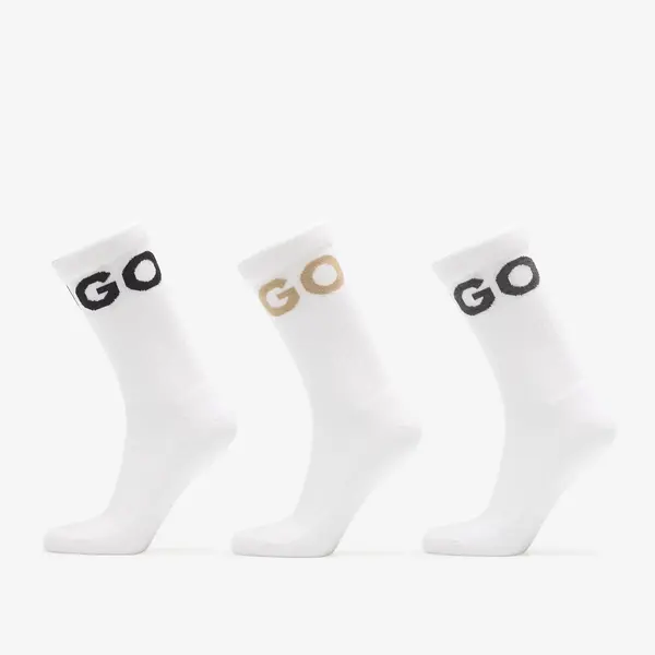 Hugo Boss Nogavice Hugo Boss 3-Pack Qs Iconic Cc White 43-46