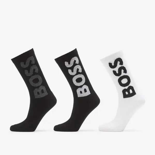 Hugo Boss Nogavice Hugo Boss 3-Pack Qs Rib Logo Cc Multicolor 39-42