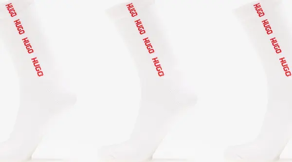 Hugo Boss Nogavice Hugo Boss 3-Pack Qs Rib Tape Md Multicolor 43-46