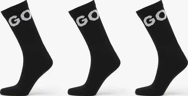 Hugo Boss Nogavice Hugo Boss Men-H-3-Pack Qs Iconic Cc Black 39-42