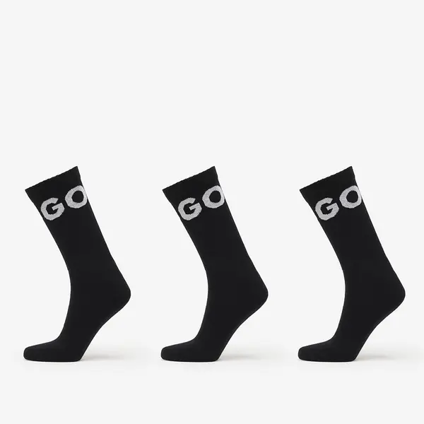 Hugo Boss Nogavice Hugo Boss Men-H-3-Pack Qs Iconic Cc Black 39-42
