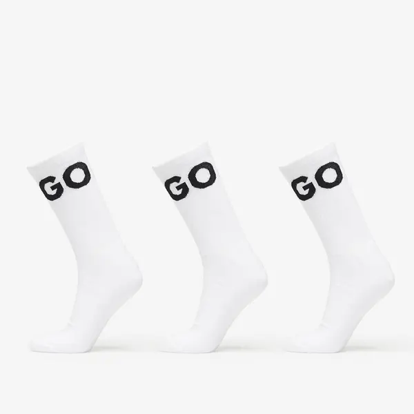 Hugo Boss Nogavice Hugo Boss Men-H-3-Pack Qs Iconic Cc White 43-46