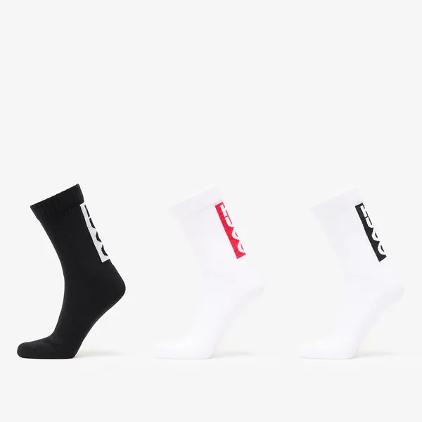 Hugo Boss Nogavice Hugo Boss QS Back Label CC 3-Pack Multicolor 40-46