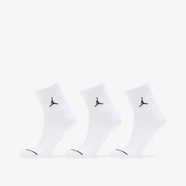 Jordan Nogavice Jordan Everyday Ankle Socks 3-Pack White/ Black XL