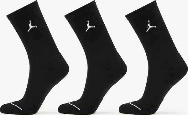 Jordan Nogavice Jordan Everyday Crew Socks 3-Pack Black/ White M