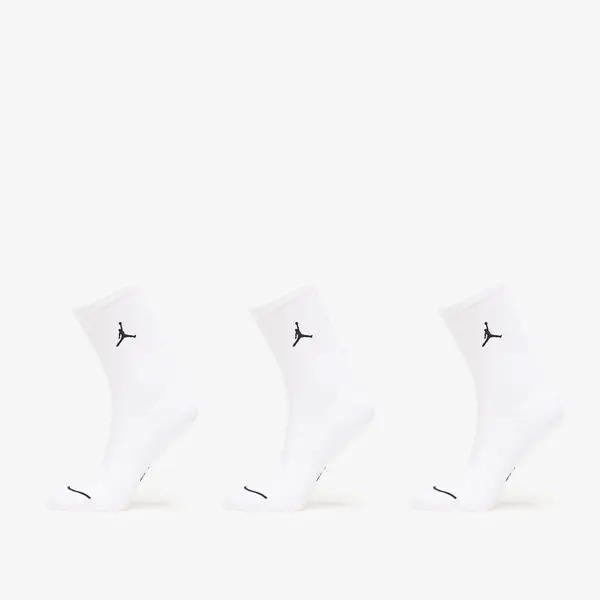 Jordan Nogavice Jordan Everyday Crew Socks 3-Pack White/ Black M