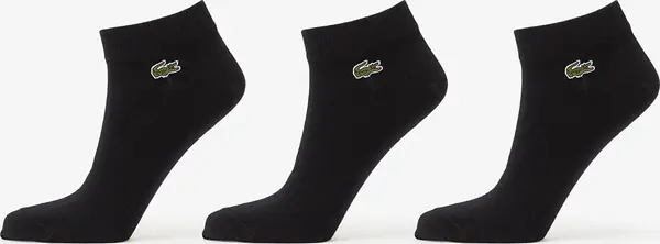 LACOSTE Nogavice LACOSTE Socks Black/ Black-Black 44-46