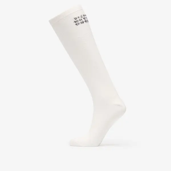 MM6 Maison Margiela Nogavice MM6 Bootleg Sock Off White S