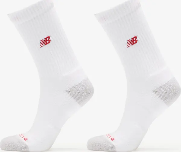New Balance Nogavice New Balance Active Premium Crew Socks 2-Pack White XL
