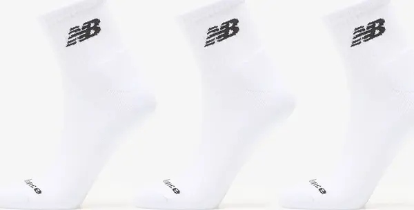 New Balance Nogavice New Balance Everyday Ankle Socks 3-Pack White L