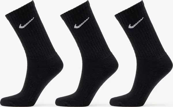 Nike Nogavice Nike 3-Pack Cushioned Crew Socks Black L