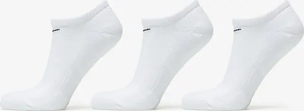 Nike Nogavice Nike Everyday Cushioned Training No-Show Socks 3-Pack White/ Black XL