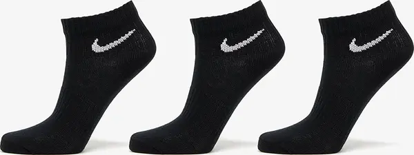 Nike Nogavice Nike Everyday Lightweight Ankle Socks 3-Pack Black M