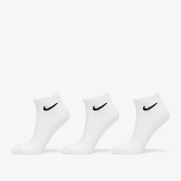 Nike Nogavice Nike Everyday Lightweight Ankle Socks 3-Pack White XL