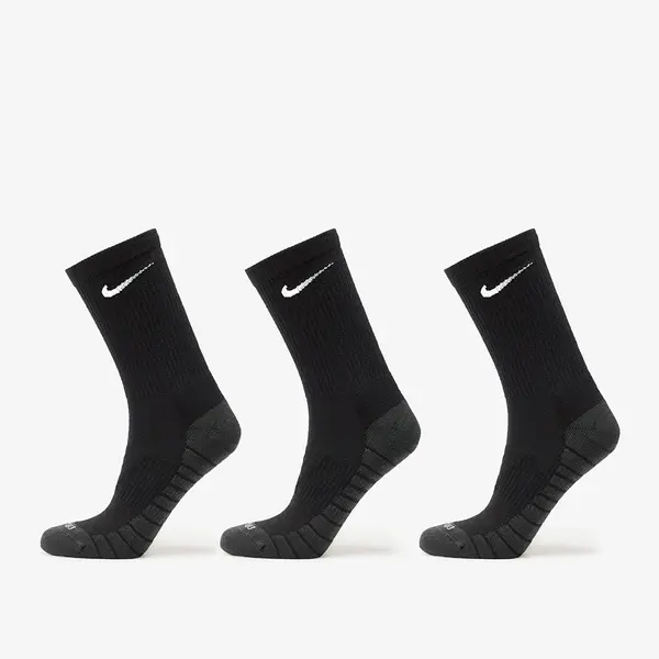 Nike Nogavice Nike Everyday Max Cushioned Training Crew Socks 3-Pack Black/ Anthracite/ White XL