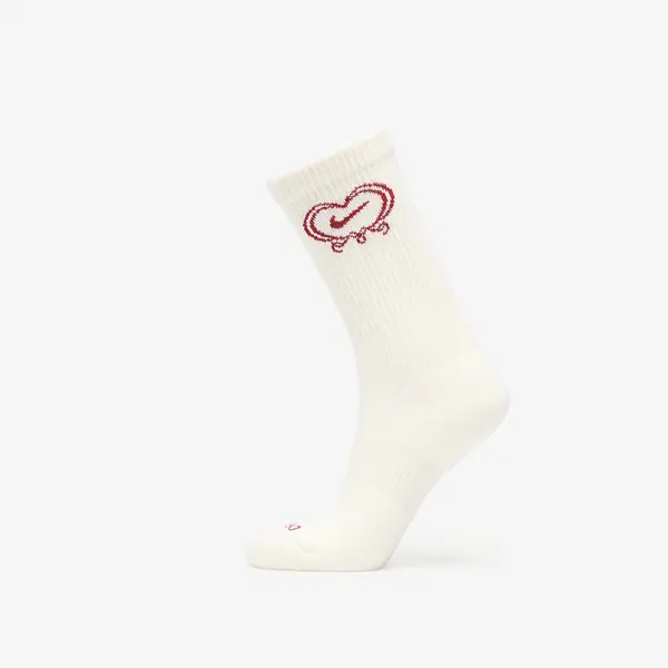 Nike Nogavice Nike Everyday Plus Cushioned Crew Socks 1-Pack Sail/ Team Crimson L