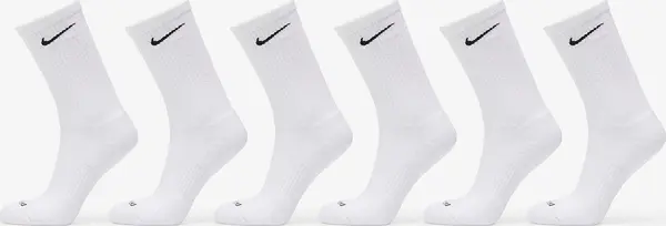 Nike Nogavice Nike Everyday Plus Cushioned Training Crew Socks 6-Pack White/ Black S