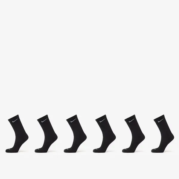 Nike Nogavice Nike Everyday Plus Cushioned Training Crew Socks (6 Pairs) Black/ White M