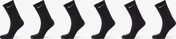 Nike Nogavice Nike Everyday Plus Cushioned Training Crew Socks (6 Pairs) Black/ White XL
