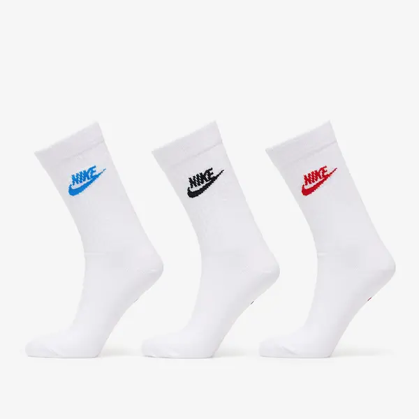 Nike Nogavice Nike NSW Everyday Essential Crew Socks 3-Pack White XL