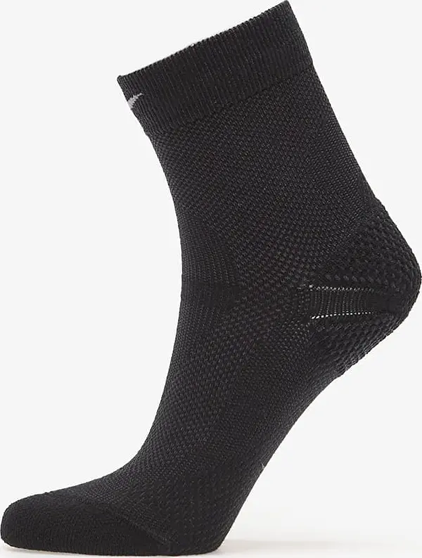 Nike Nogavice Nike Running Lightweight Micro Crew Socks 1-Pack Black/ Pure Platinum/ Smoke Grey L