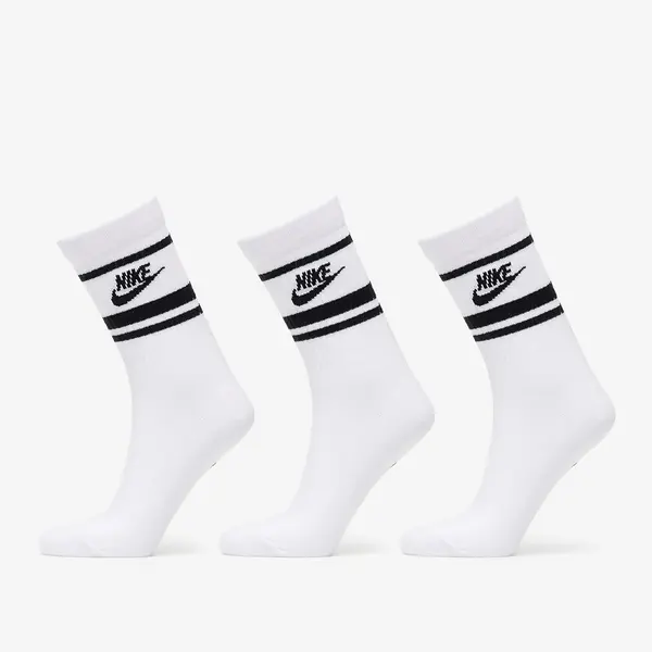 Nike Nogavice Nike Sportswear Everyday Essential Crew Socks 3-Pack White/ Black/ Black XL