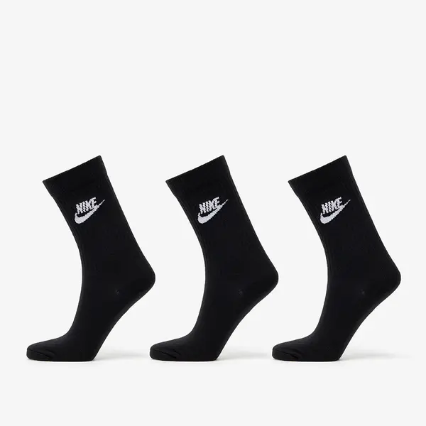 Nike Nogavice Nike Sportwears Everyday Essential Crew 3-Pack Socks Black/ White XL