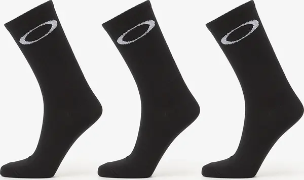 Oakley Nogavice Oakley Ellipse Crew Sock Blackout M