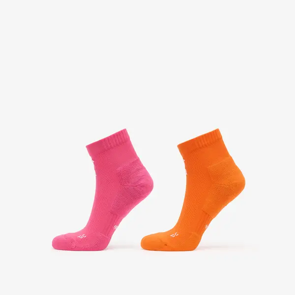 On Nogavice On Core Run Sock Mid 2-Pack Flame/ Pink L