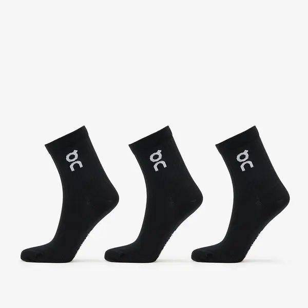 On Nogavice On Logo Sock High 3-Pack Black S