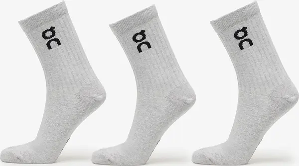 On Nogavice On Logo Sock High 3-Pack Heather Gray L