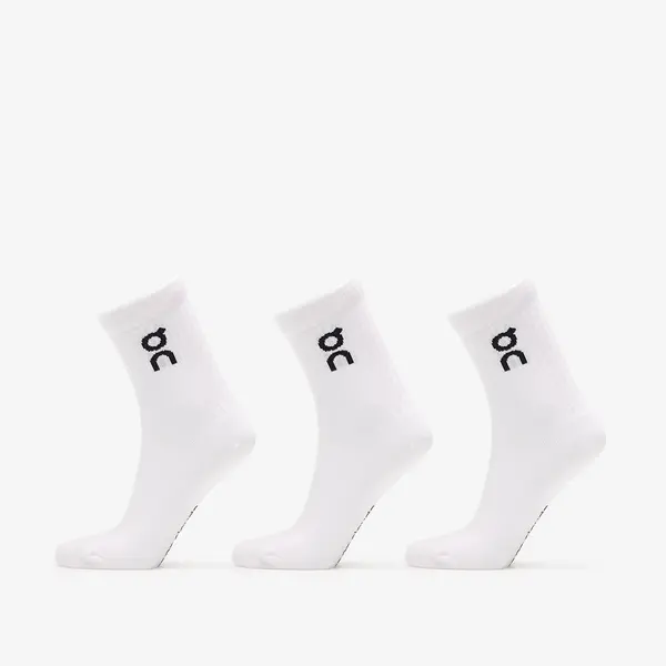 On Nogavice On Logo Sock High 3-Pack White M
