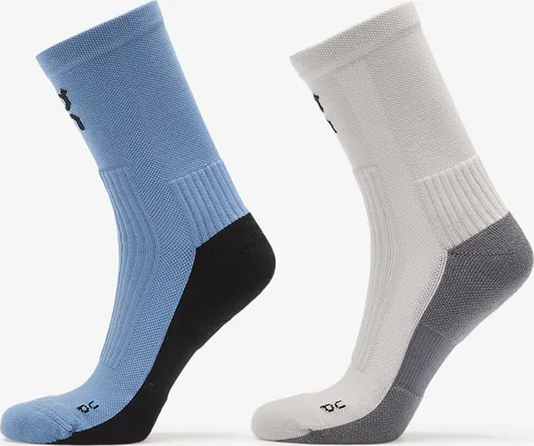 On Nogavice On Trail Sock High 2-Pack Glacier/ Dust S