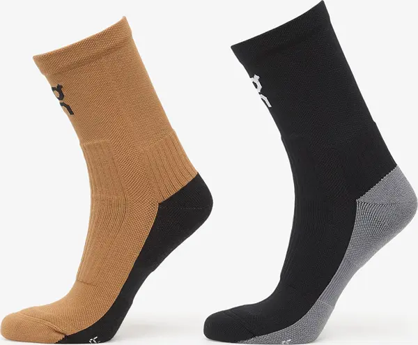 On Nogavice On Trail Sock High 2P Black/ Sphinx L