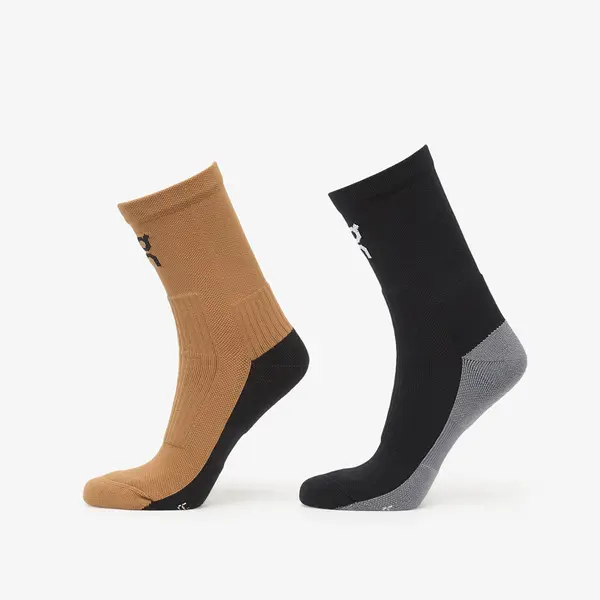 On Nogavice On Trail Sock High 2P Black/ Sphinx M