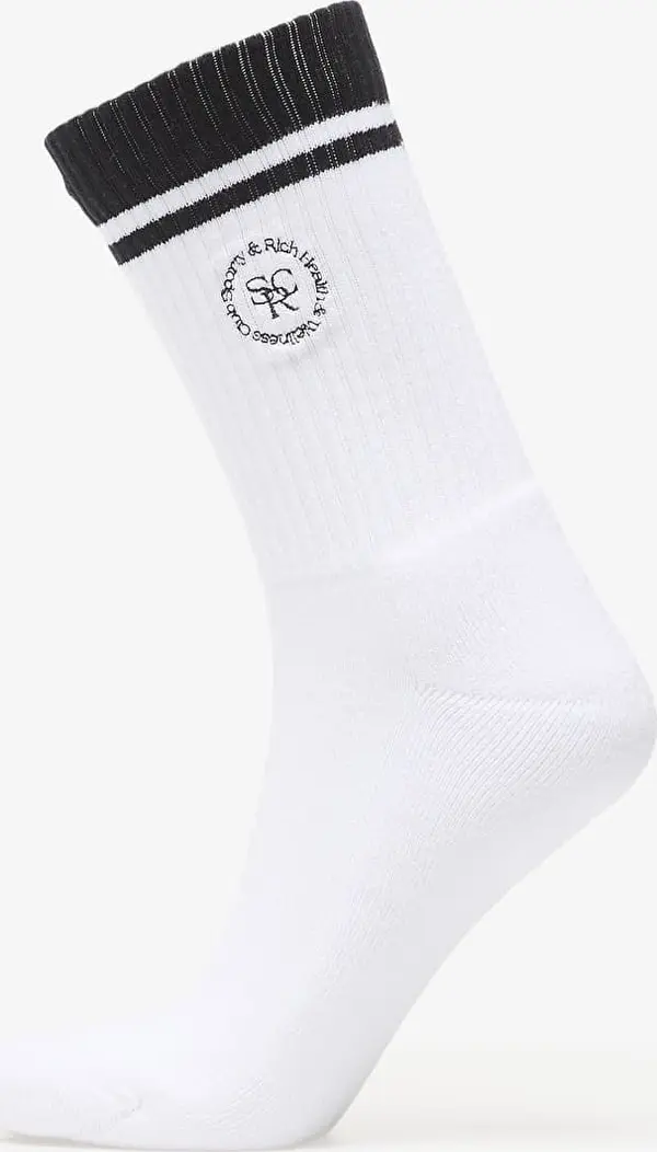 Sporty & Rich Nogavice Sporty & Rich SRHWC Socks White/ Black Universal