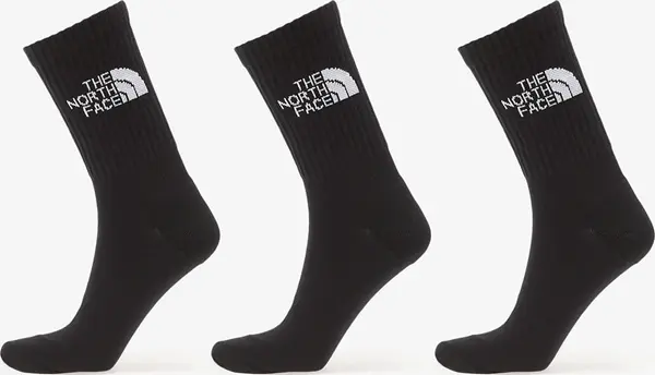 The North Face Nogavice The North Face Everyday Standard Crew Sock - 3-Pack TNF Black L