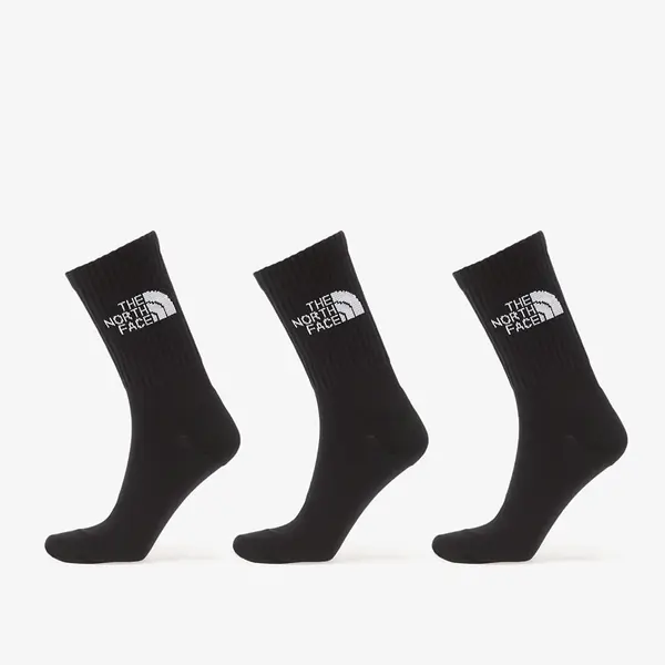 The North Face Nogavice The North Face Everyday Standard Crew Sock - 3-Pack TNF Black L