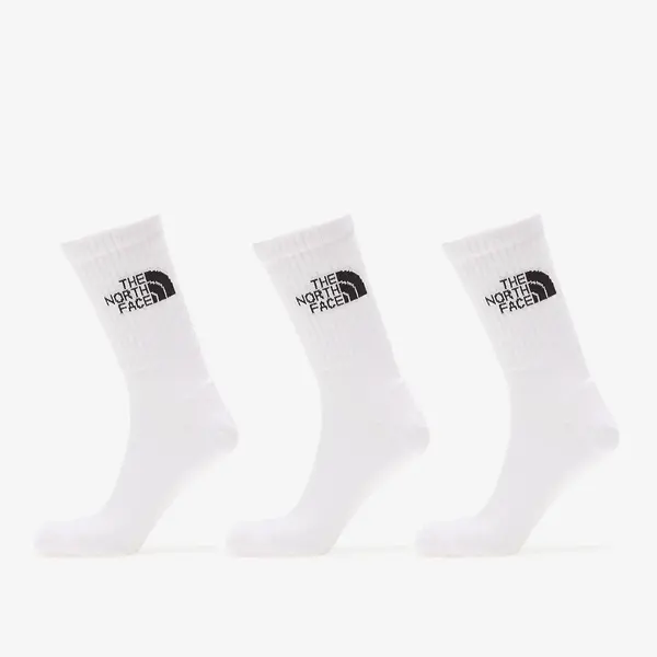 The North Face Nogavice The North Face Everyday Standard Crew Sock 3-Pack TNF White M
