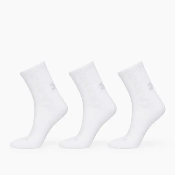 Under Armour Nogavice Under Armour 3-Maker Cushioned Mid-Crew 3-Pack Socks White XL