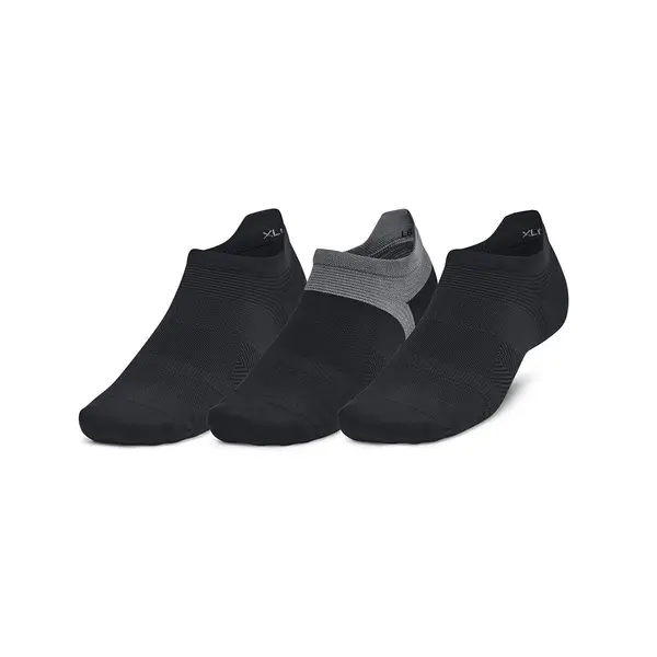 Under Armour Nogavice Under Armour AD Run Lite 3-Pack NS Black/ Black/ Reflective XL