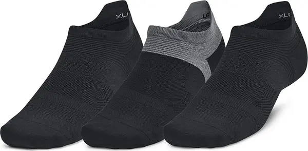 Under Armour Nogavice Under Armour AD Run Lite 3-Pack NS Black/ Black/ Reflective XL